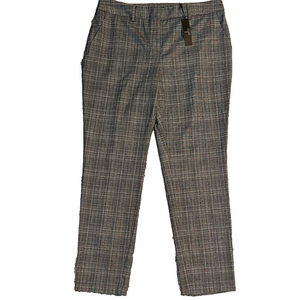 Tahari Men's Classic Gray Plaid Dress Pants